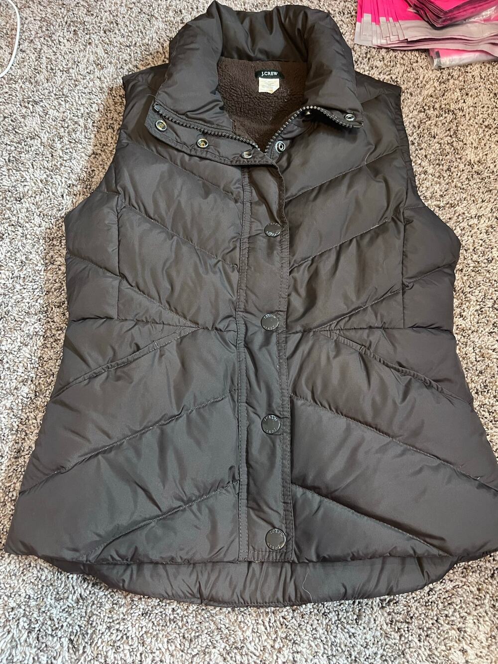 J.Crew quilted puffer vest